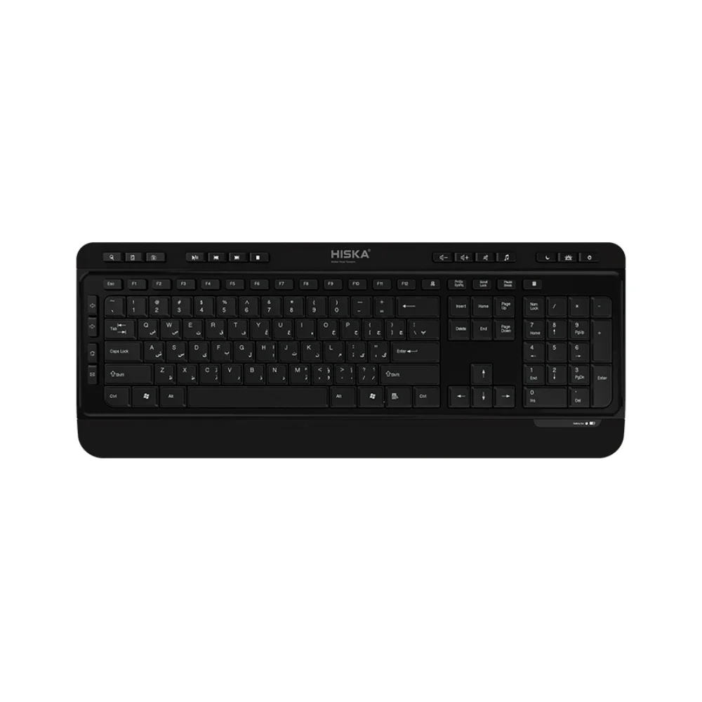 کیبورد بی‌سیم هیسکا مدل HX-KE235W