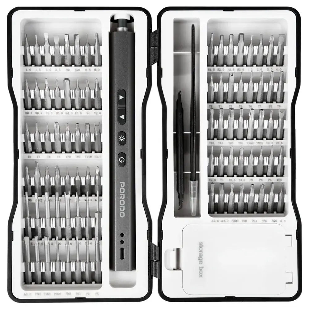 ست پیچ‌گوشتی برقی 97 کاره پرودو مدل (PDGTE970BK) مشکی