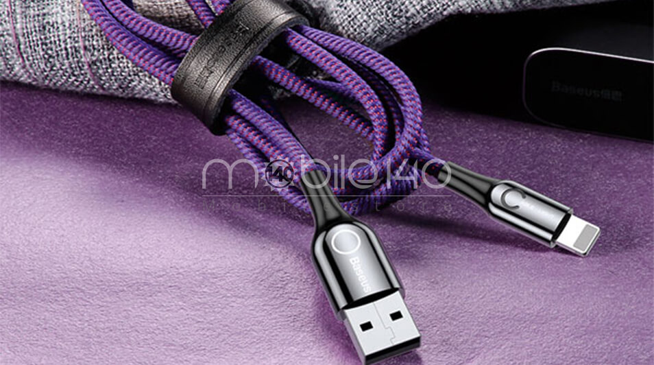 6- کابل تبدیل USB بهUSB-C باسئوس مدل C-Shaped به طول 1 متر