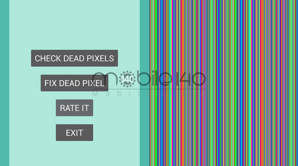 4- Dead pixelsروی صفحه نمایش