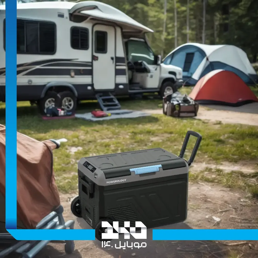 یخچال مسافرتی 40L هوشمند پاورولوژی مدل PPBCHA57