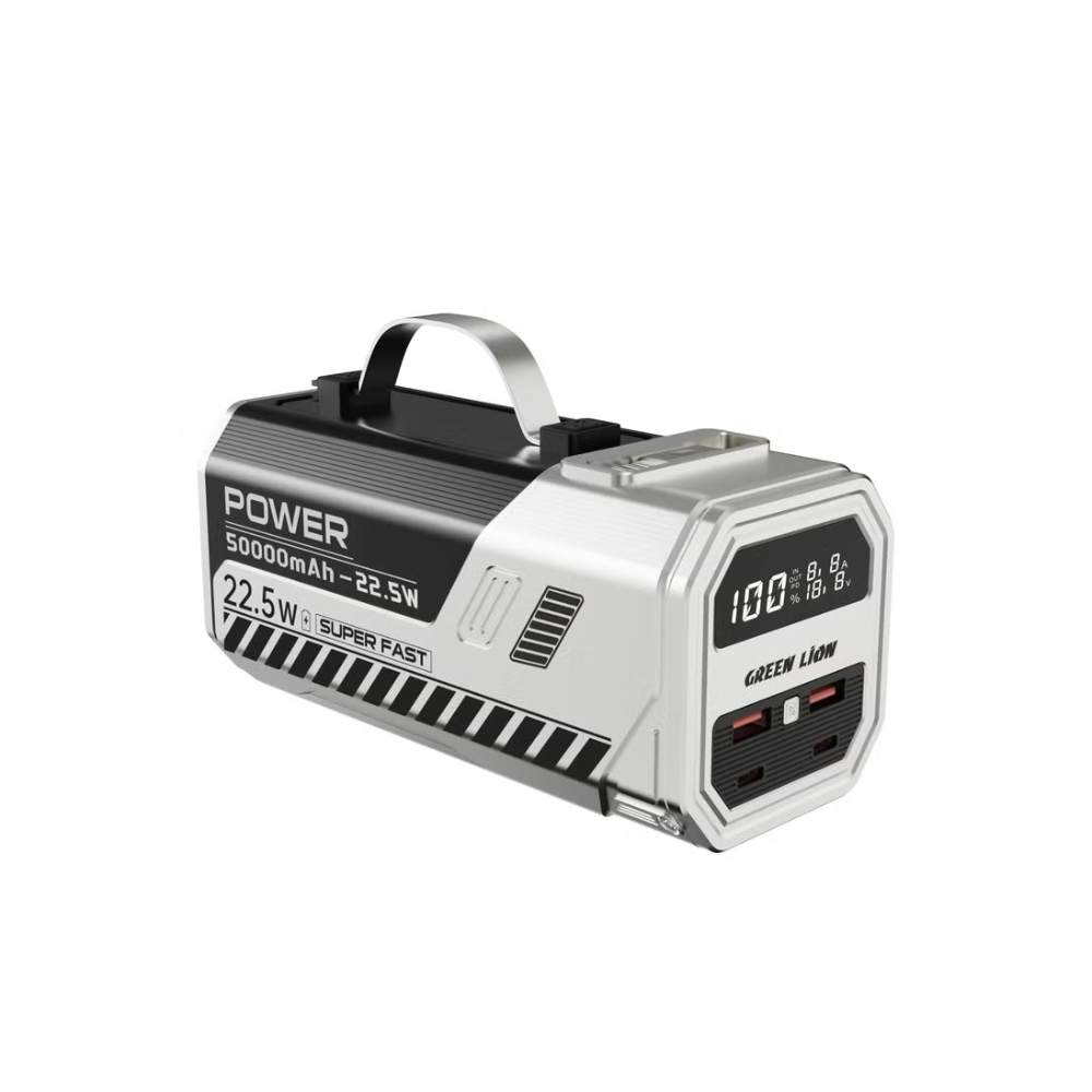 پاوربانک 22.5 وات گرین لاین مدل Power Max ظرفیت 50000 میلی آمپر ساعت