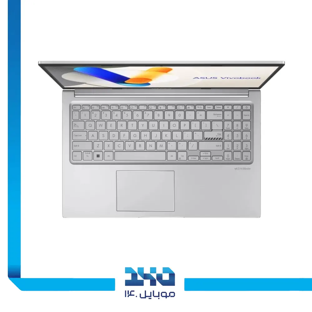لپ تاپ 15.6 اینچی ایسوس مدل Vivobook 15 R1504VA-NJ166 Core5-120U-8GB-512GB-Intel UHD Graphic