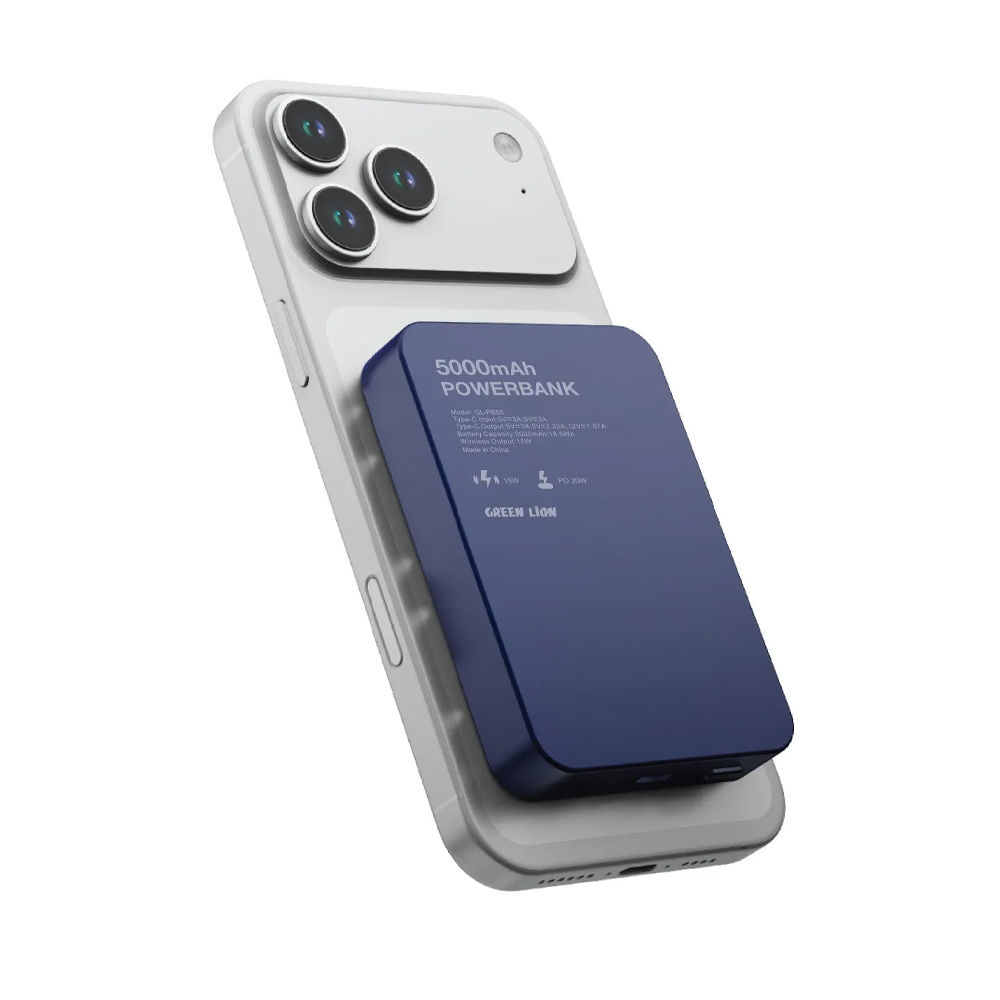پاوربانک گرین لاین 5000mAh مدل (GL-MAG 5)
