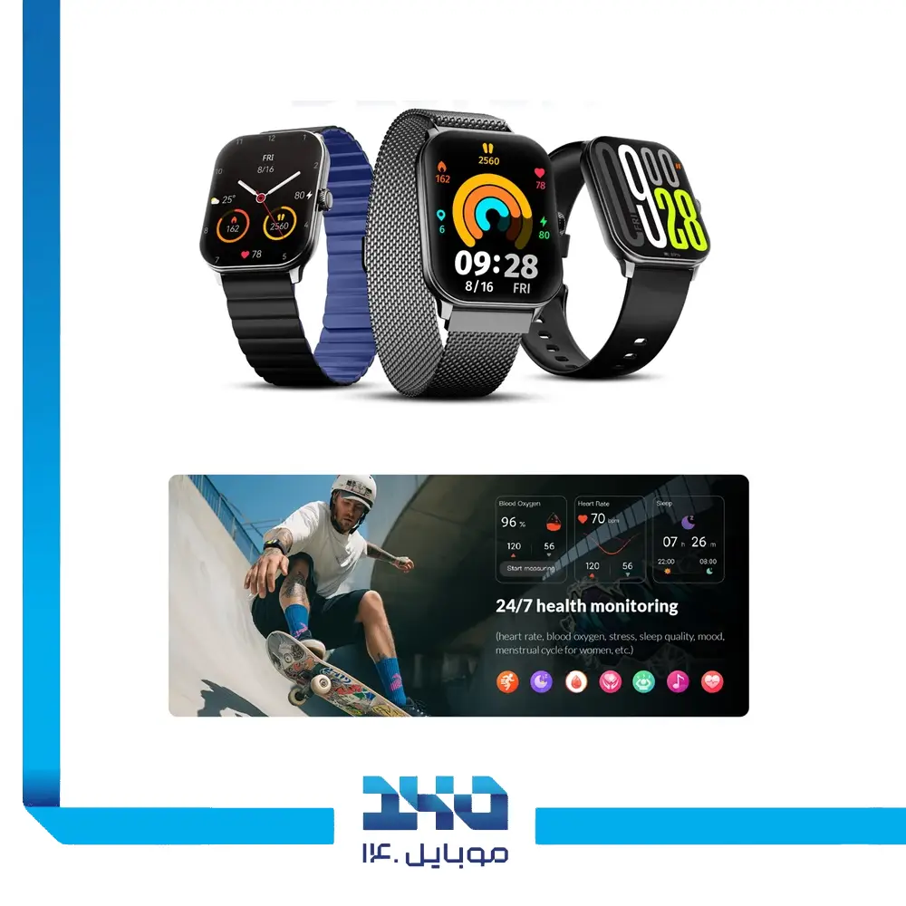 ساعت هوشمند گلوریمی مدل GC Slim