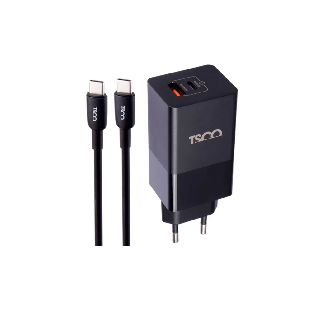 شارژر دیواری 65 وات تسکو مدل TTC 67 با کابل USB-C