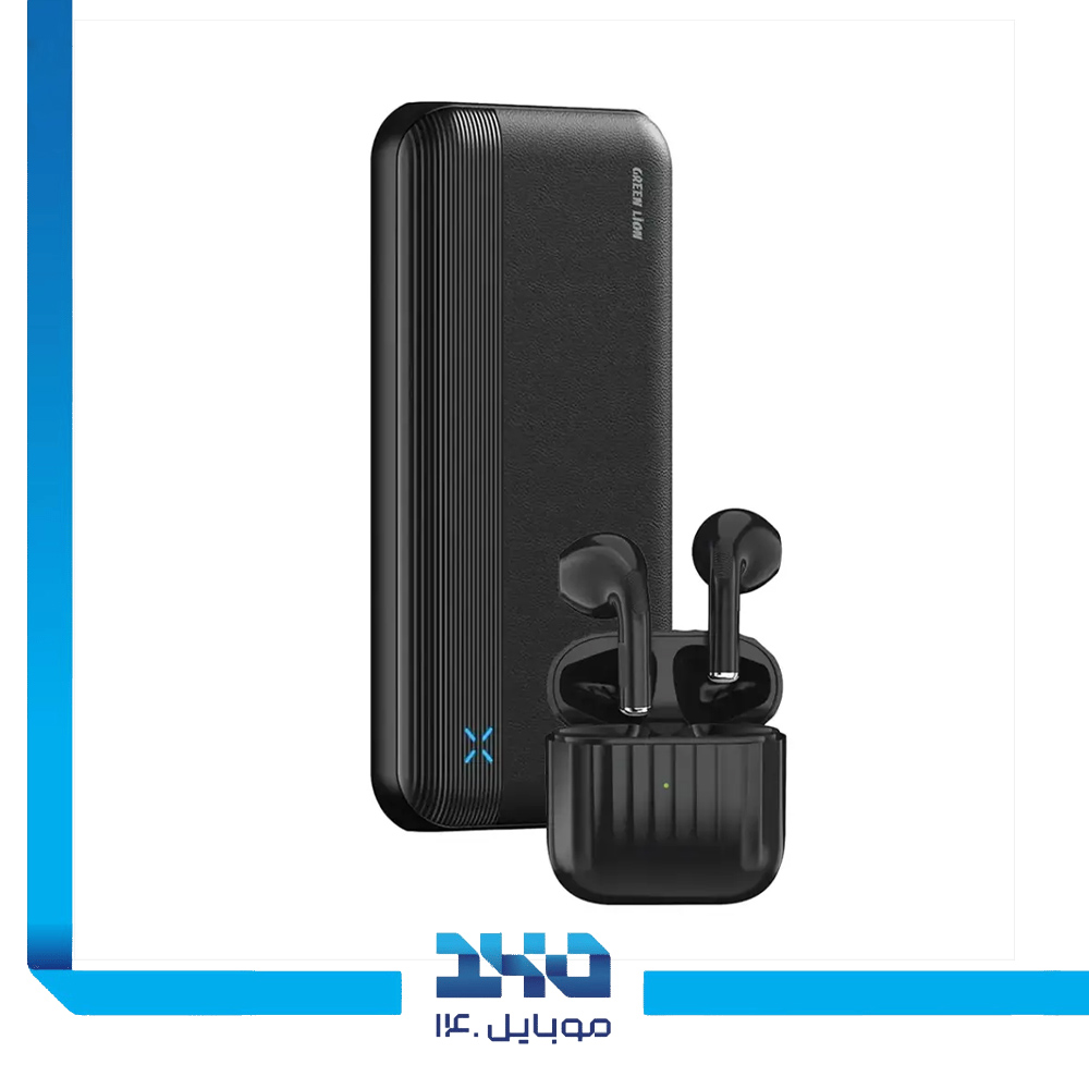 پاوربانک و هندزفری گرین لاین مدل (DUO LITE)