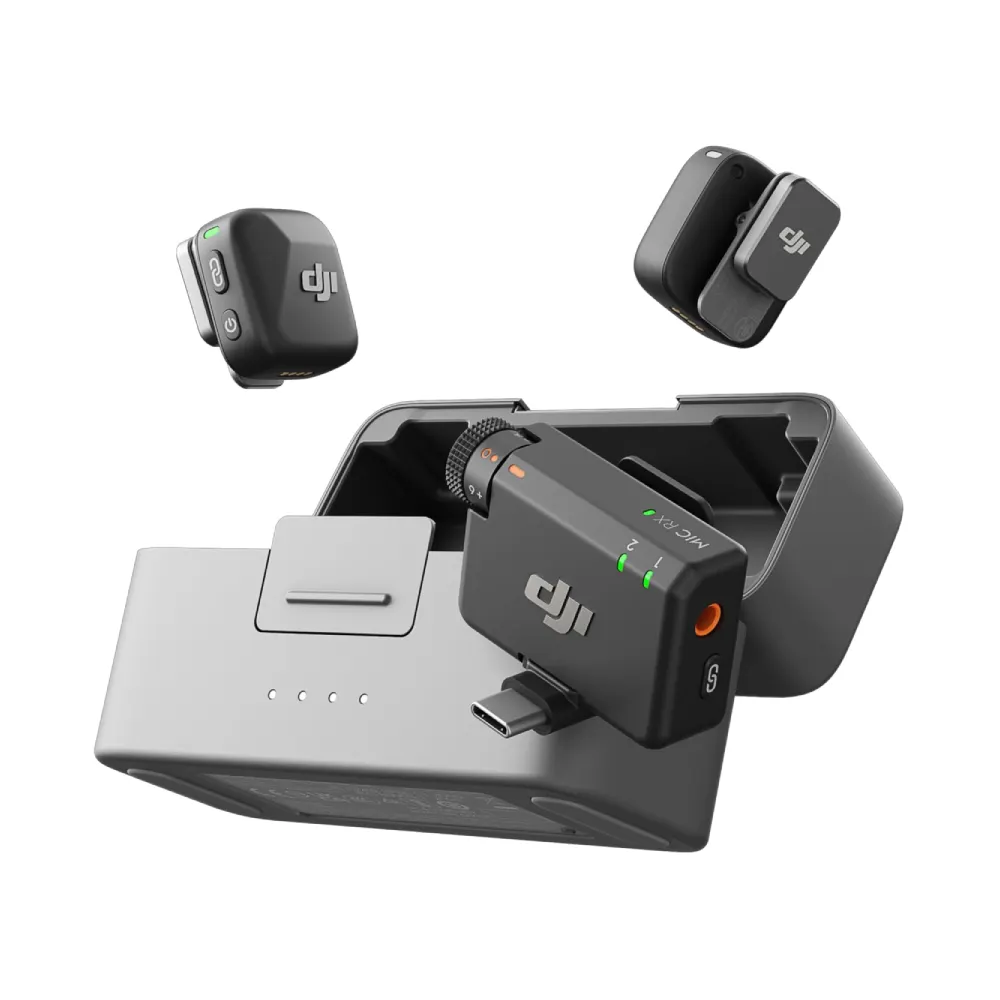 میکروفون یقهای بیسیم دی جی آی مدل Mic Mini 2 سینگل پک