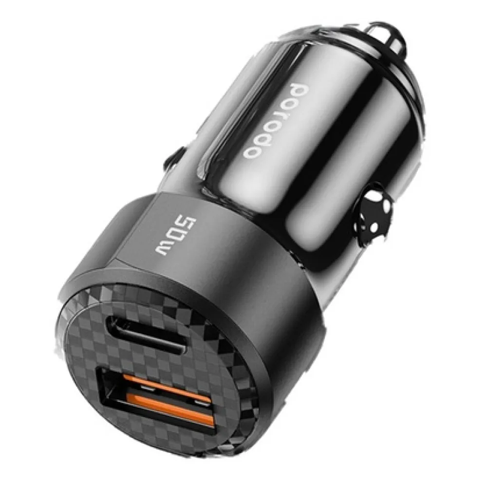 شارژر فندکی پرودو مدل CC50W دو پورت 50W