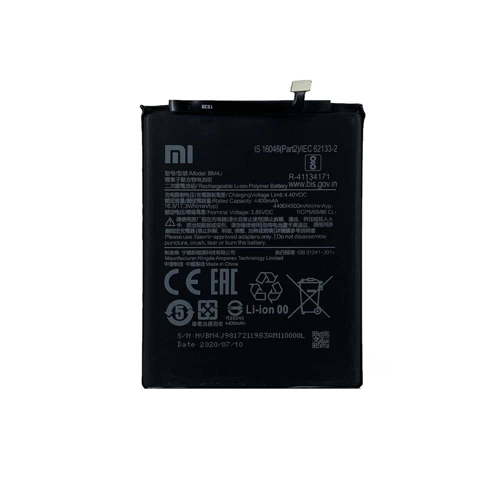 باتری گوشی شیائومی Redmi Note 8 Pro ظرفیت 4500 میلی‌آمپر مدل (BM4J) | اصل
