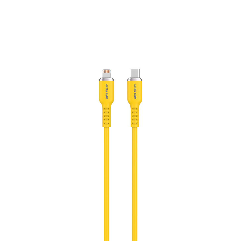 کابل USB-C به لایتنینگ گرین لاین سیلیکونی