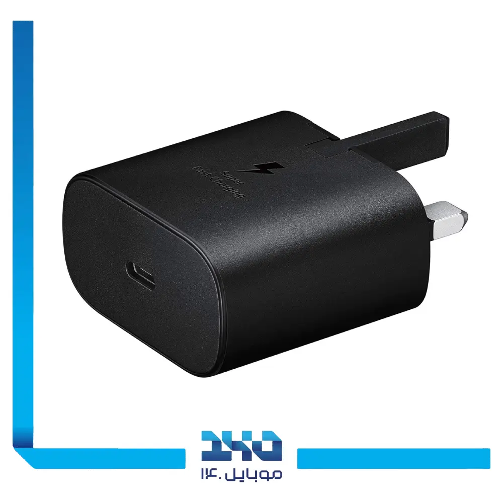 آداپتور شارژ سامسونگ 25 وات مدل EP-TA800 سه پین