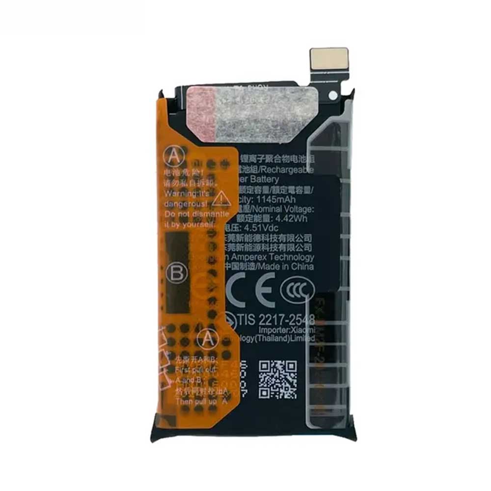 باتری گوشی شیائومی MIX Flip ظرفیت 1145 میلی‌آمپر مدل (BM2F) | اصل