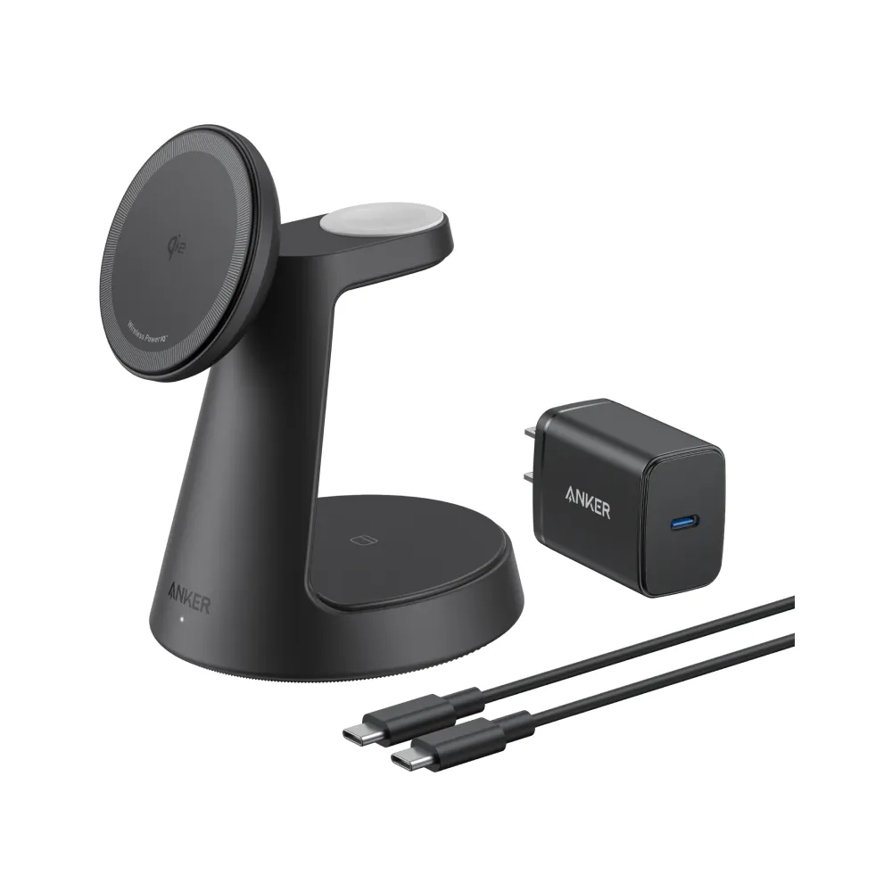 شارژر بی سیم 3 در 1 انکر مدل MagGo B25M4