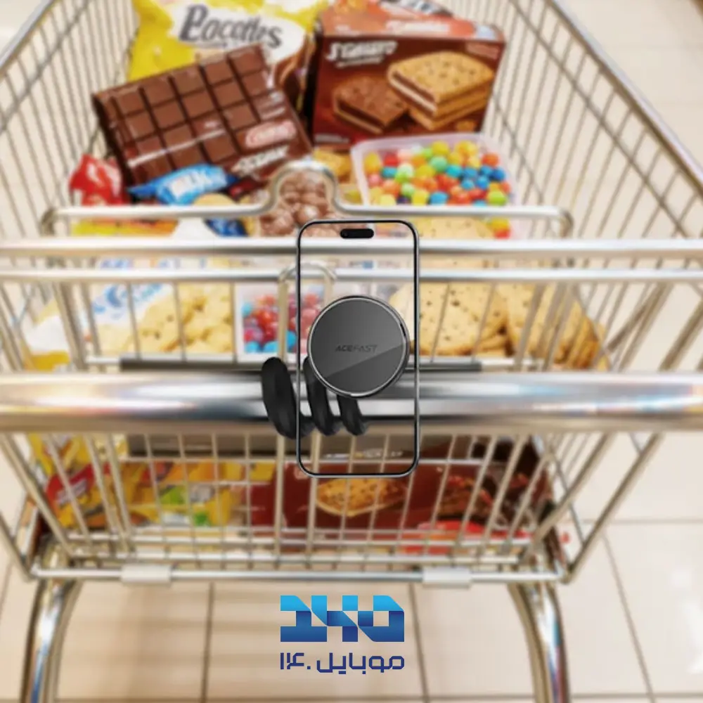 پایه نگهدارنده موبایل سیلیکونی منعطف مگنتی ایس فست مدل E36
