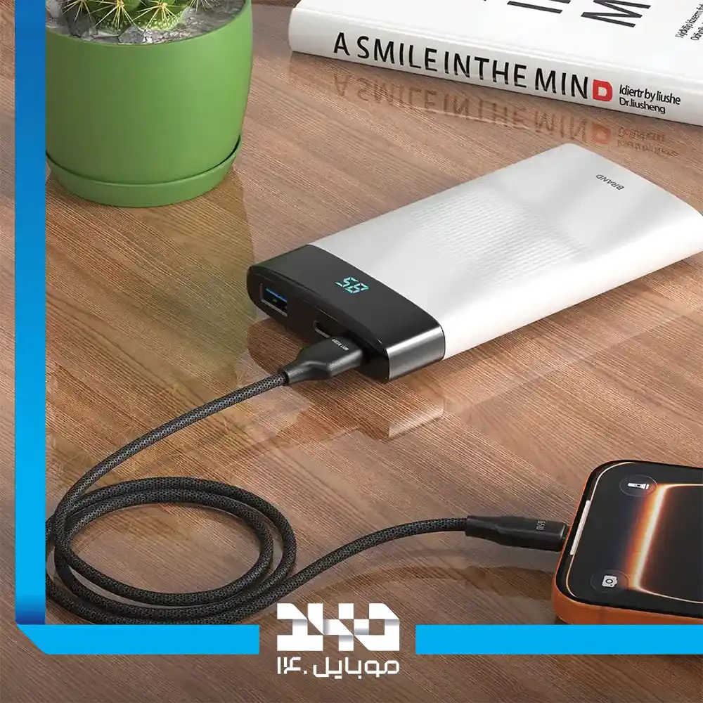 کابل USB-A به USB-C گرین لاین روکش TPE طول 1 متر توان 65 وات