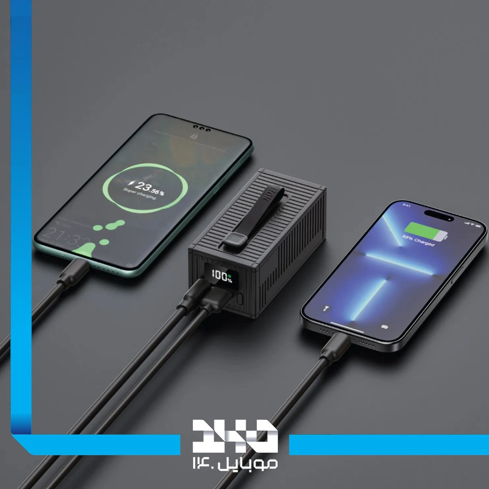 پاوربانک گرین لاین Container 10000mAh مدل (GNCONPB10KBK)