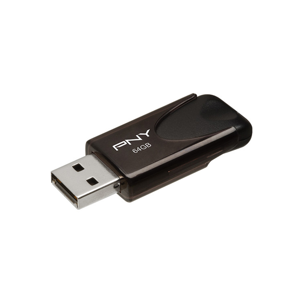 فلش مموری پی ان وای مدل Attache 4 ظرفیت 64 گیگابایت با رابط USB 2.0
