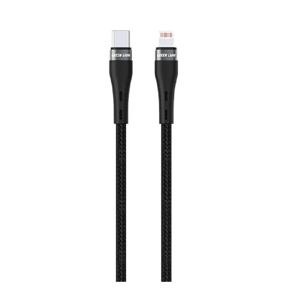 کابل تایپ سی به لایتنینگ گرین لاین مدل USB - C to Lightning Braided Cable