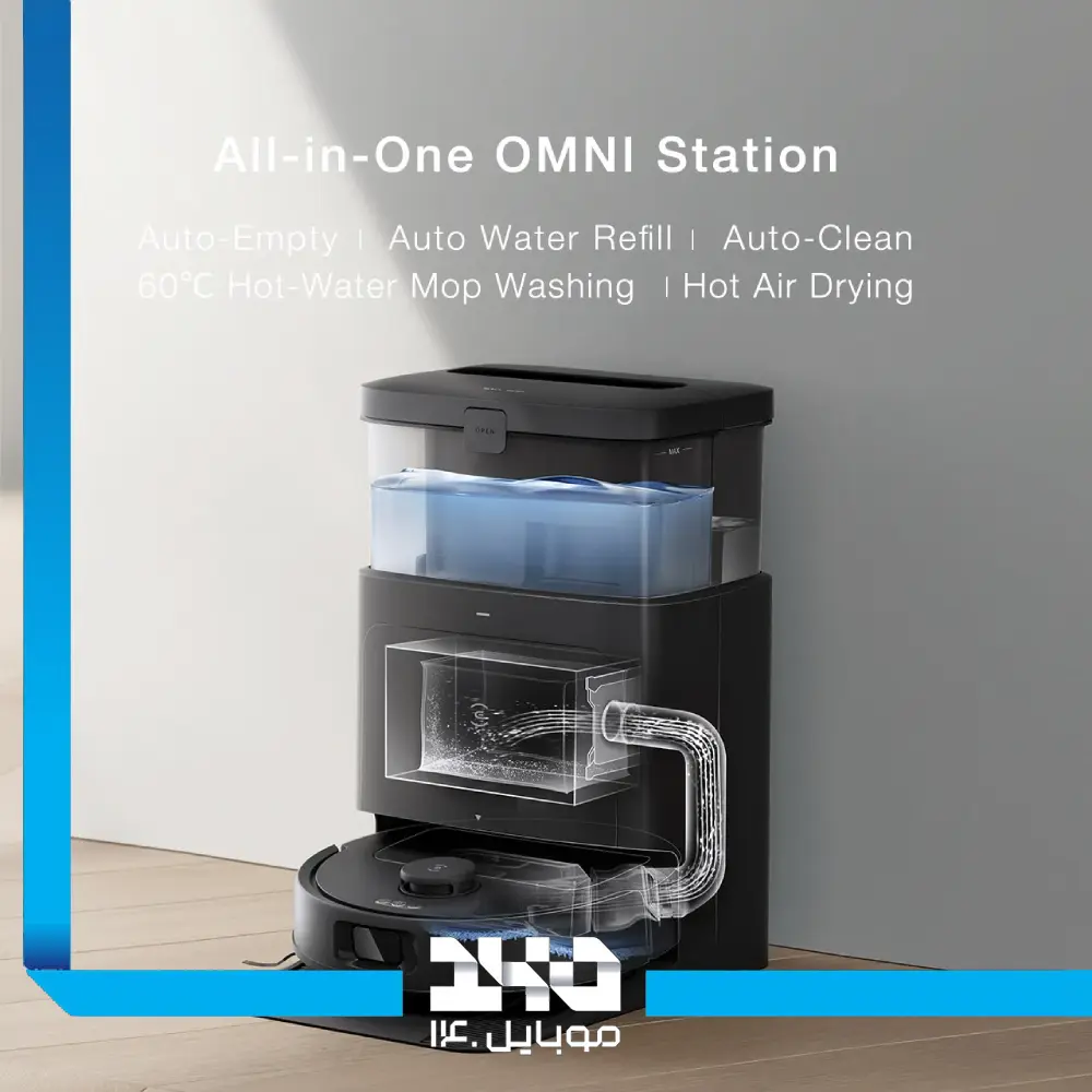 جارو رباتیک اکووکس مدل DEEBOT N30 PRO OMNI