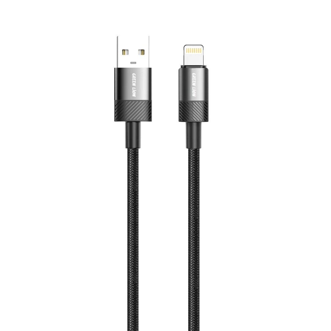 کابل شارژ گرین لاین مدل (Spark USB-A to Lightning) توان 12 وات
