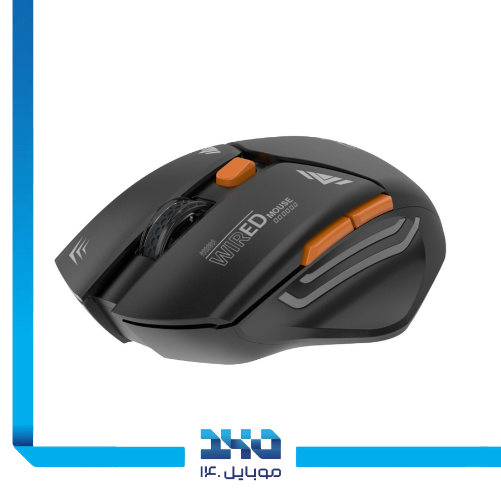 ماوس گیمینگ بی سیم پرودو مدل PDX323BK