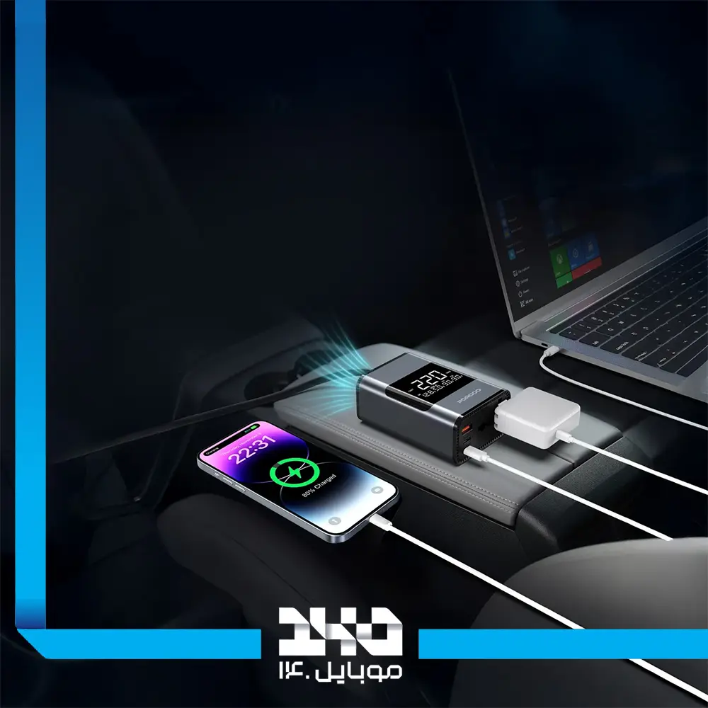 اینورتر 200 وات خودرو پرودو مدل (DRIVESTATION)