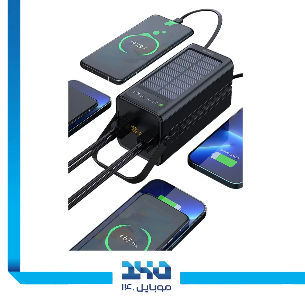 پاور بانک گرین لاین 60000 mAh مدل Solar X