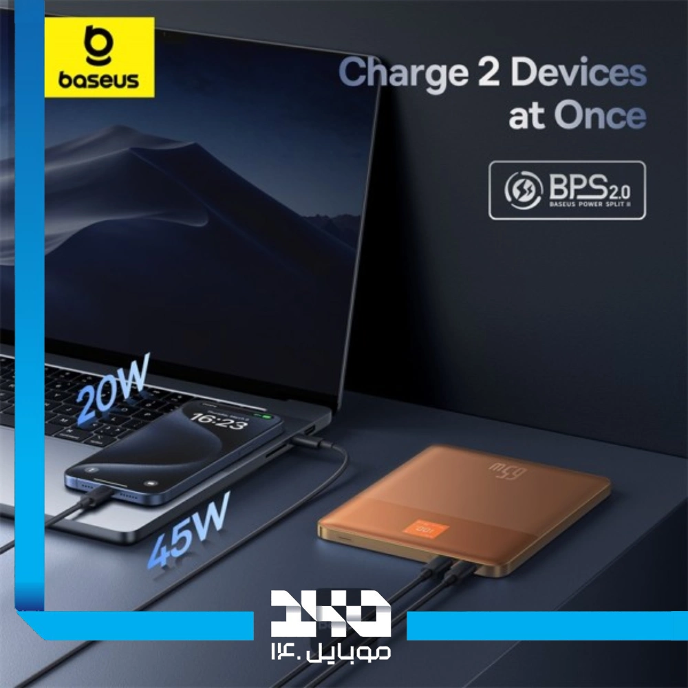 پاوربانک بیسوس 12000 mAh مدل Blade2