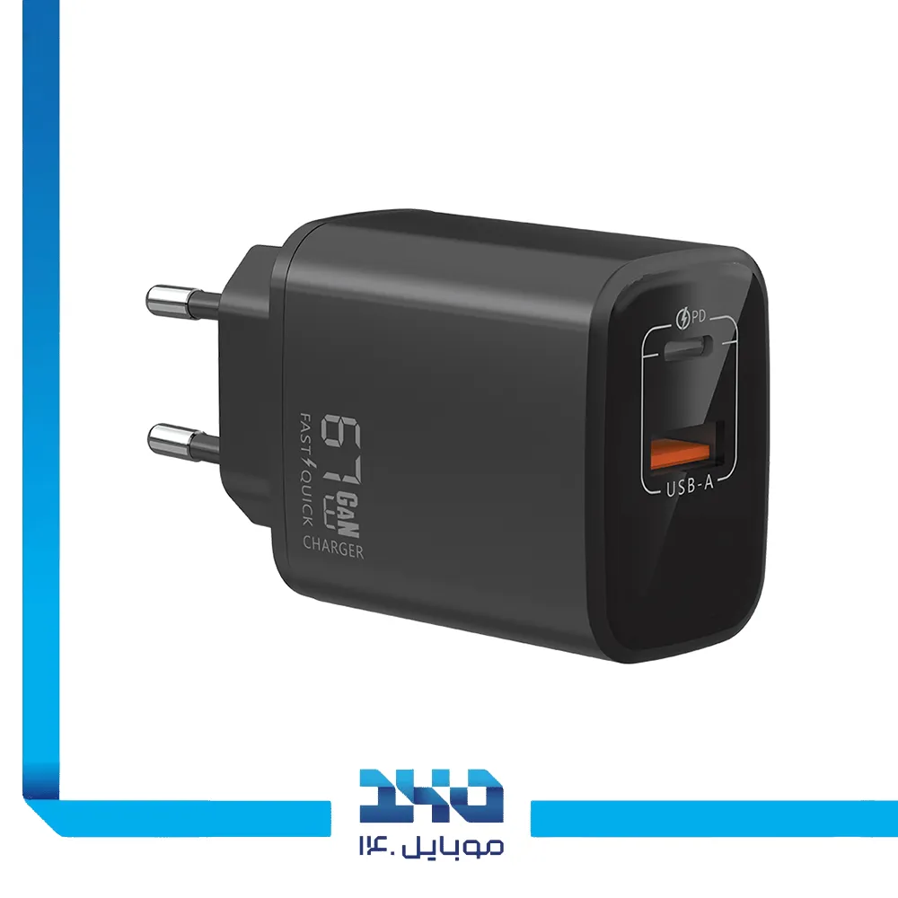 شارژر دیواری 67 وات تسکو مدل (TTC 114)