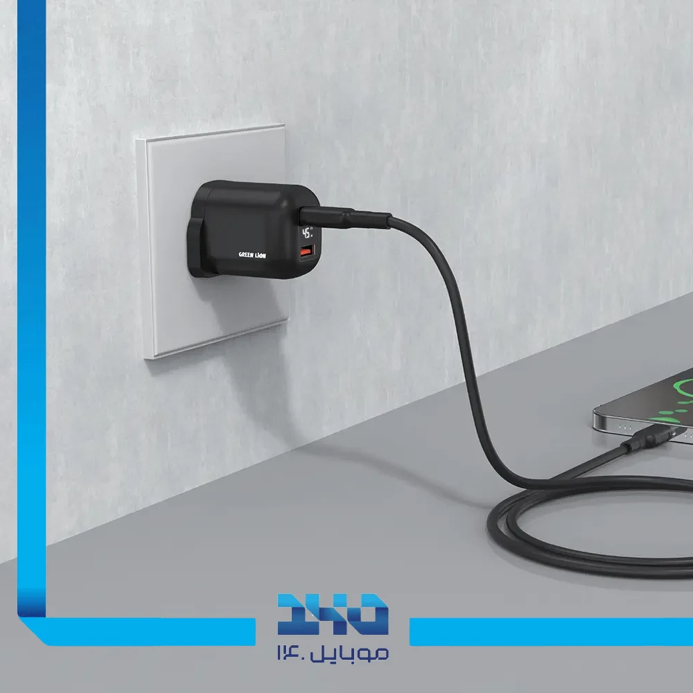 شارژر دیواری 45 وات گرین لاین مدل Q-Series