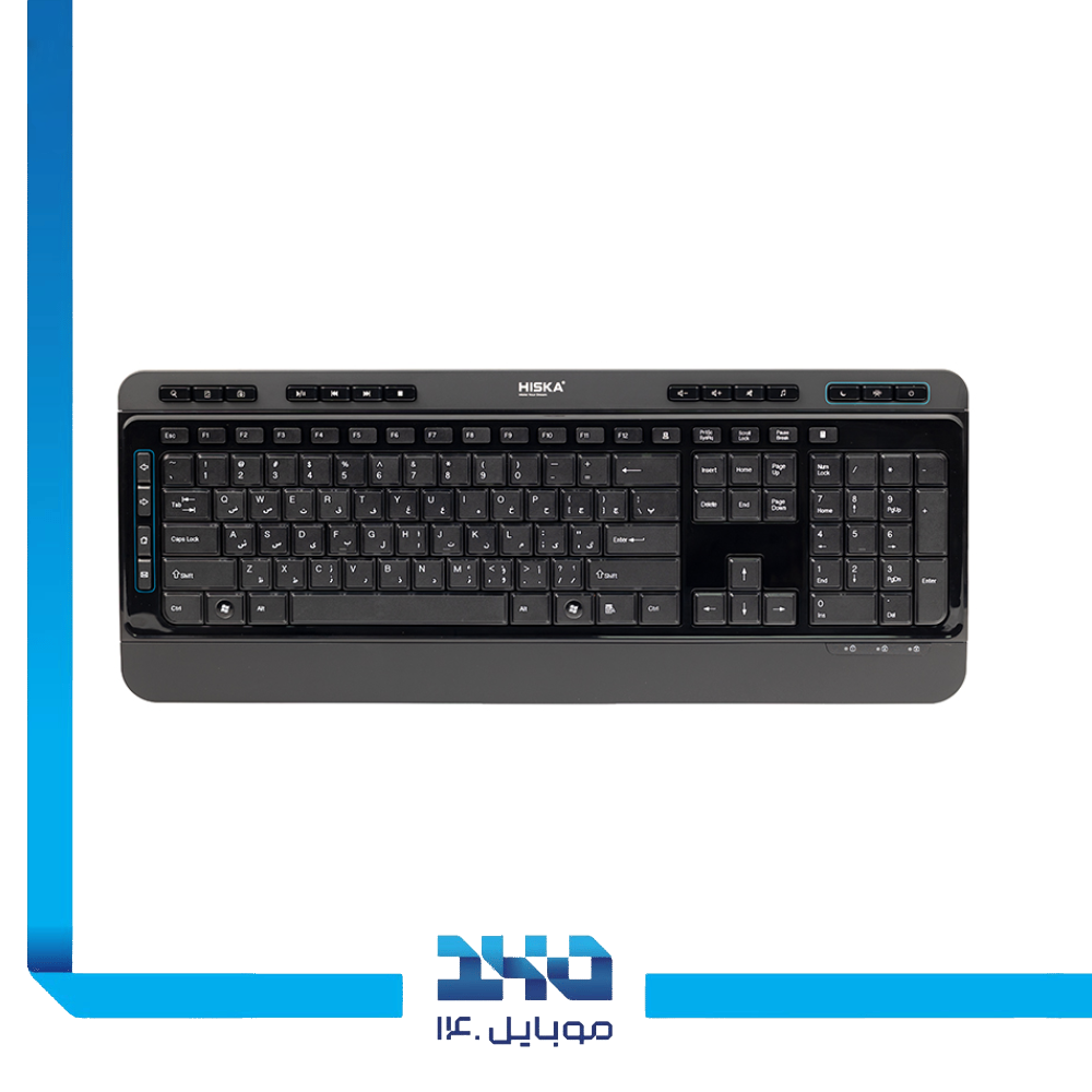 کیبورد بی‌سیم هیسکا مدل HX-KE235W