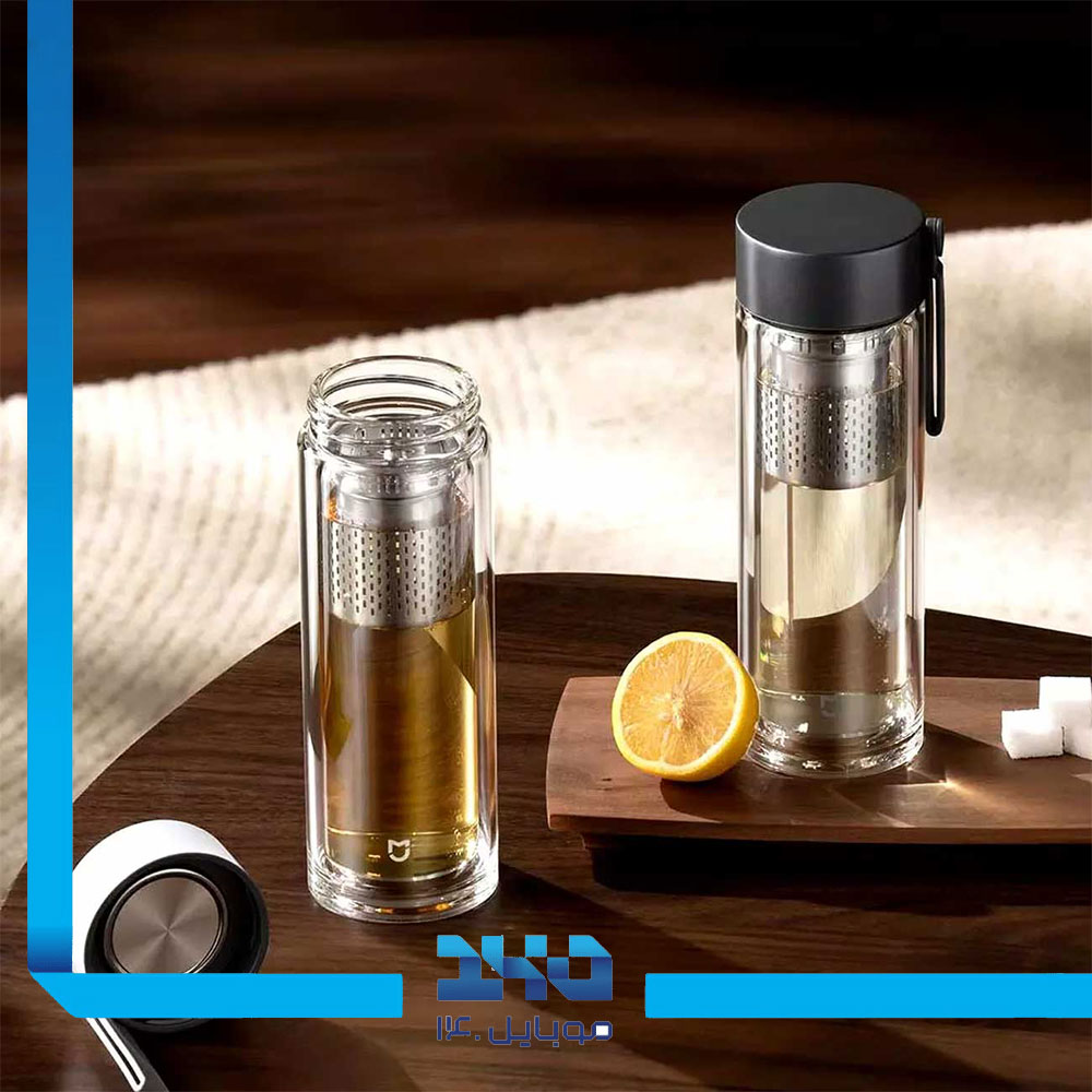 فلاسک شیشه ای دو جداره شیائومی مدل Mijia MJBLB01PL ظرفیت 400 میلی متر