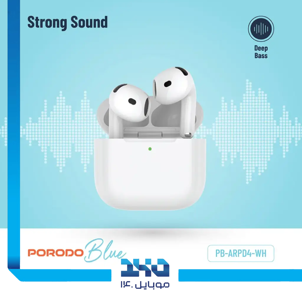 هندزفری بی سیم پرودو مدل Blue Earbuds 4
