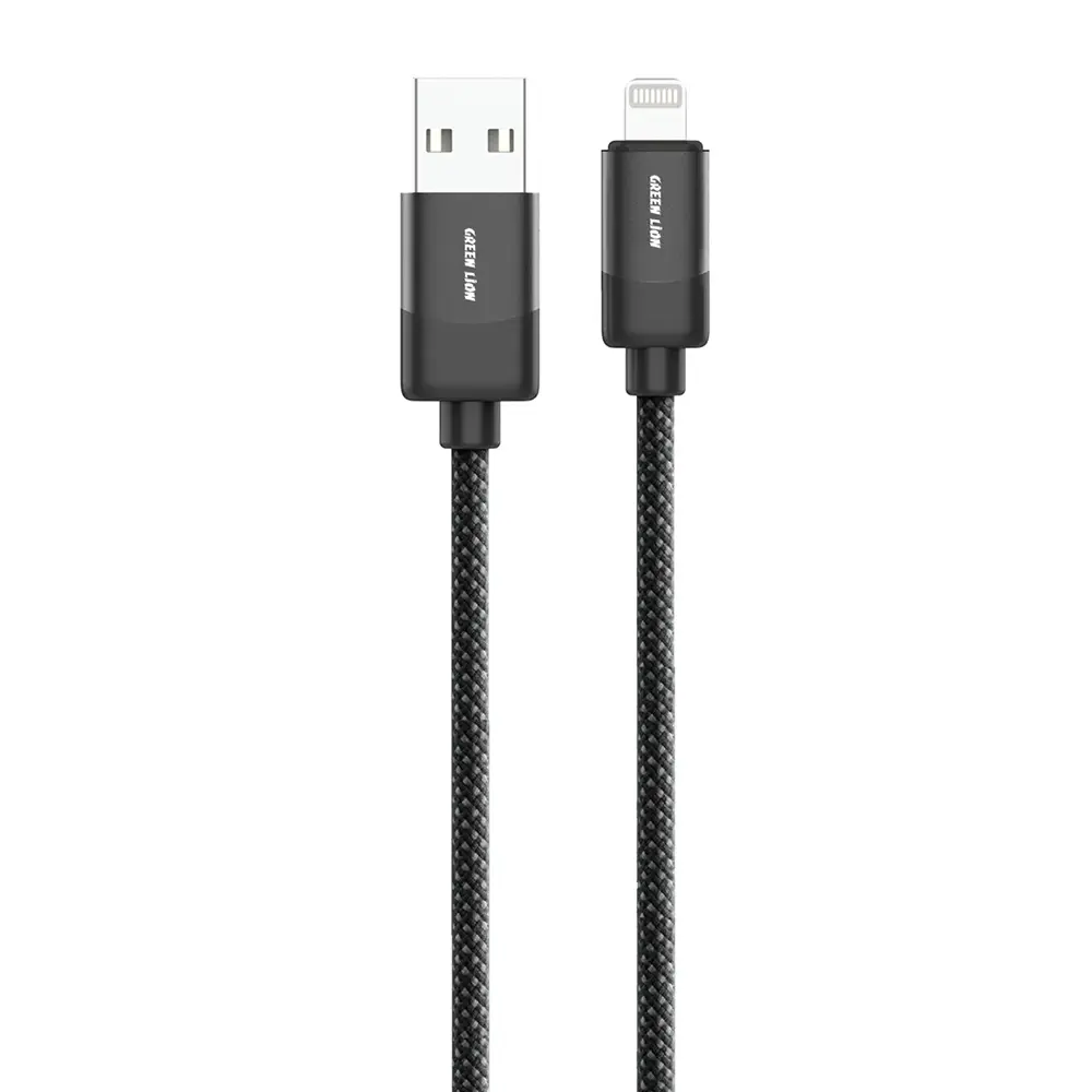 کابل تبدیل 12 وات USB-A به لایتنینگ گرین لاین مدل (Braided)