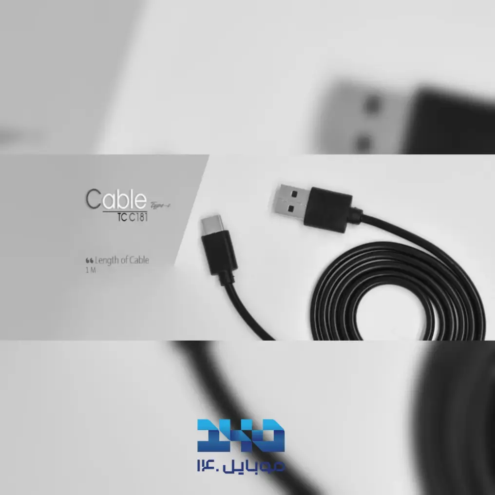 کابل تبدیل USB به USB-C تسکو مدل TCC 181 طول 1 متر