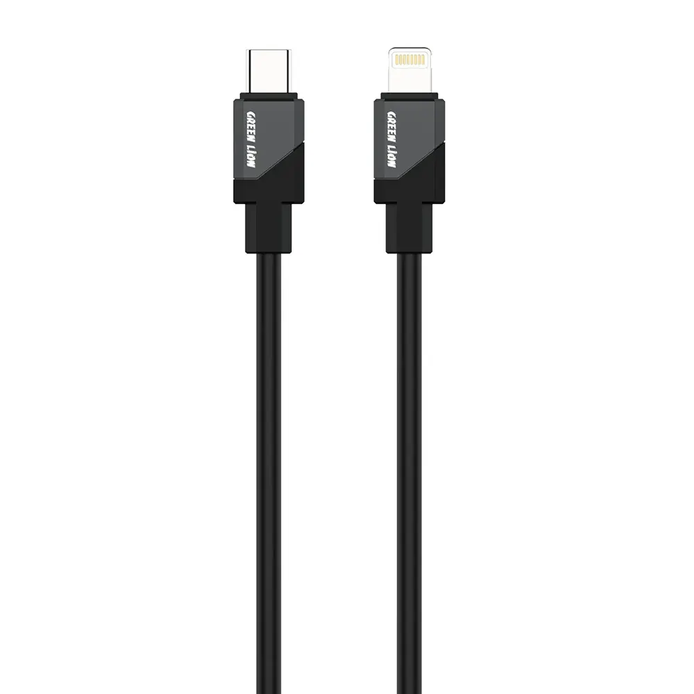 کابل تبدیل 27 وات USB-C به lightning گرین لاین مدل (Silicone)