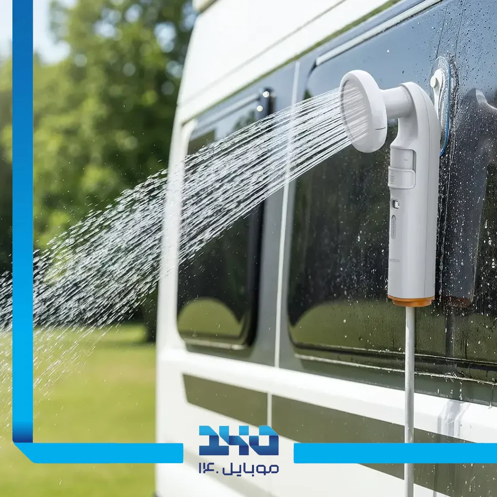 دوش و بیده قابل حمل 2 در 1 پرودو مدل PDLFSTPB55WH