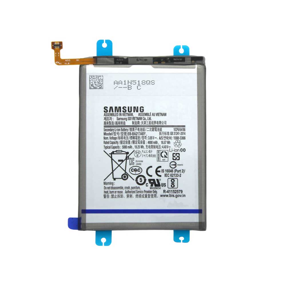 باتری گوشی سامسونگ گلکسی A12 ظرفیت 5000 میلیآمپر مدل (EB-BA217ABY) | اصل