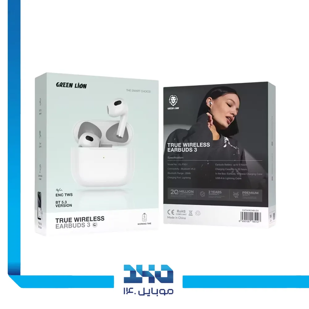 هندزفری بی سیم گرین لاین مدل Earbuds 3 G1