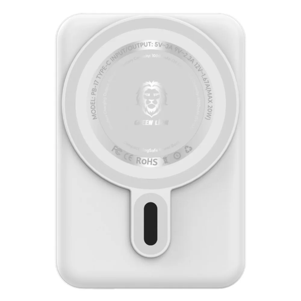 پاور بانک گرین لاین 10000 mAh مدل GNMAGPB10KPL