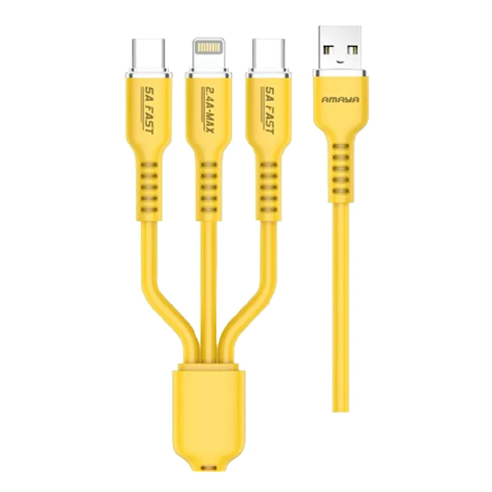کابل 3 در 1 آمایا مدل (ACD-X30C) 20 وات