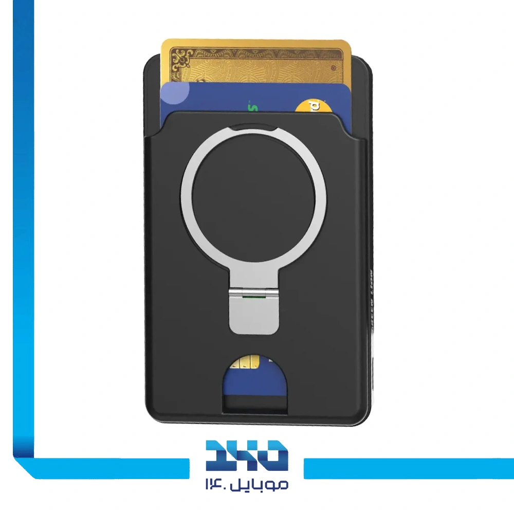 پاوربانک و جاکارتی مگسیف 5000 میلیآمپر گرین لاین مدل (Magno Wallet)