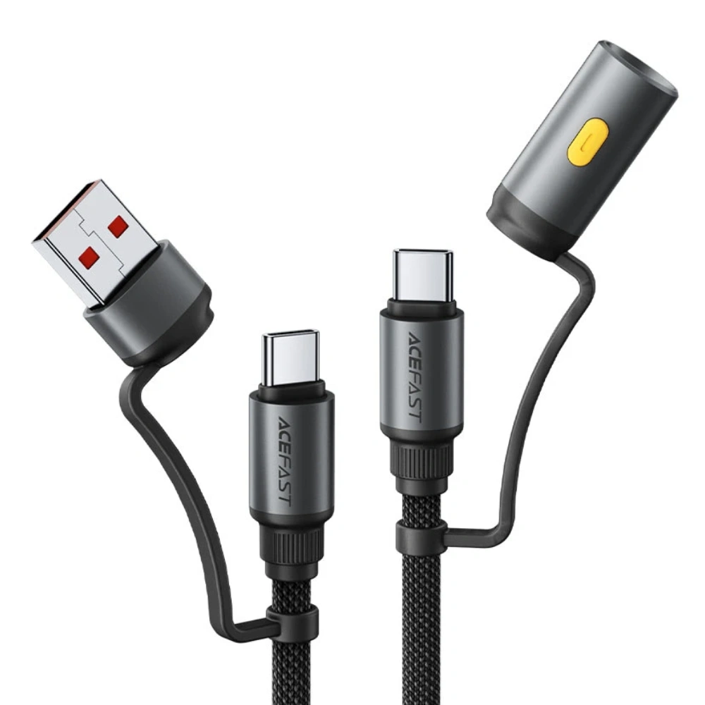کابل Type-C به Type-C چندکاره ایس فست مدل J5 Acewire Pro طول 1.2 متر