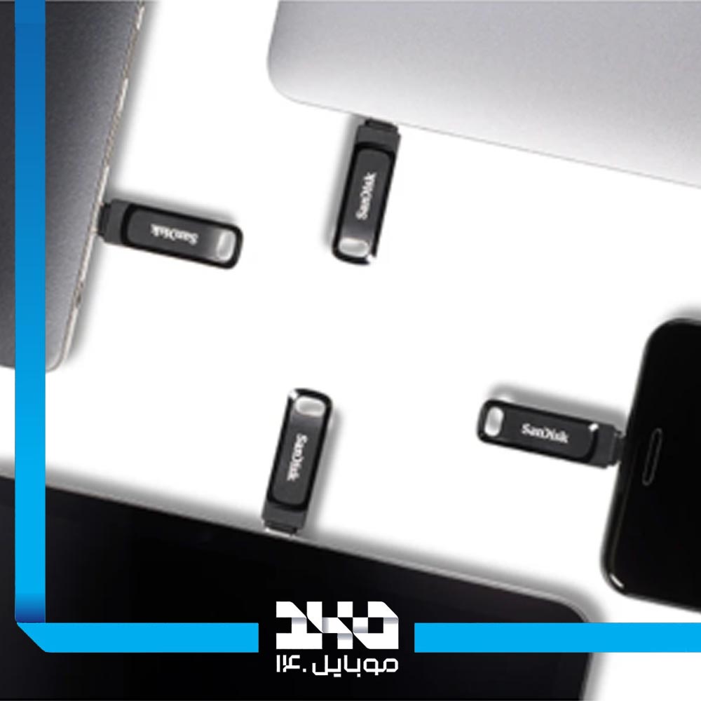 فلش مموری سندیسک مدل (Ultra Dual Drive Go) ظرفیت 64 گیگابایت