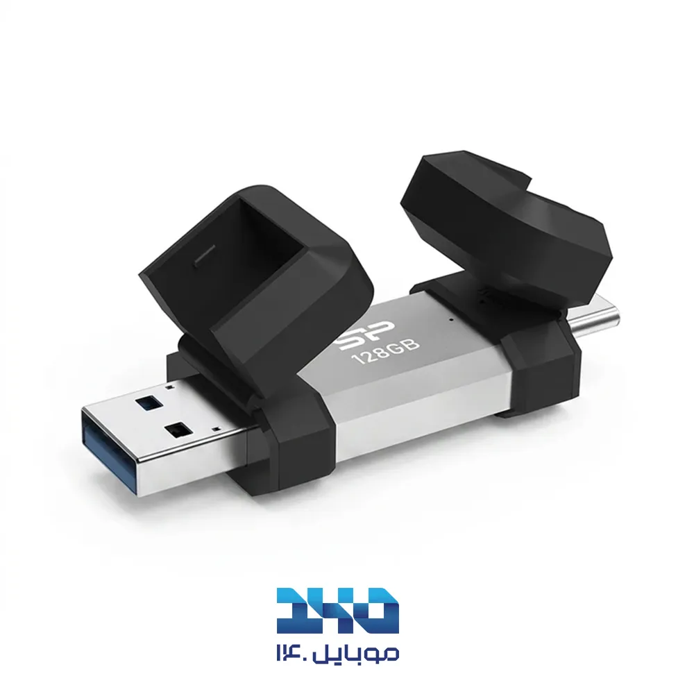 فلش مموری سیلیکون پاور مدل Mobile C51 ظرفیت 128 گیگابایت