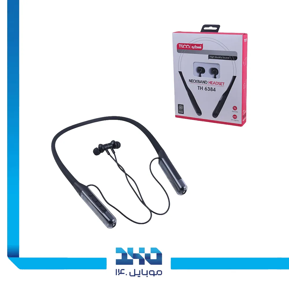 هندزفری بلوتوثی گردنی تسکو مدل (TH 6384)