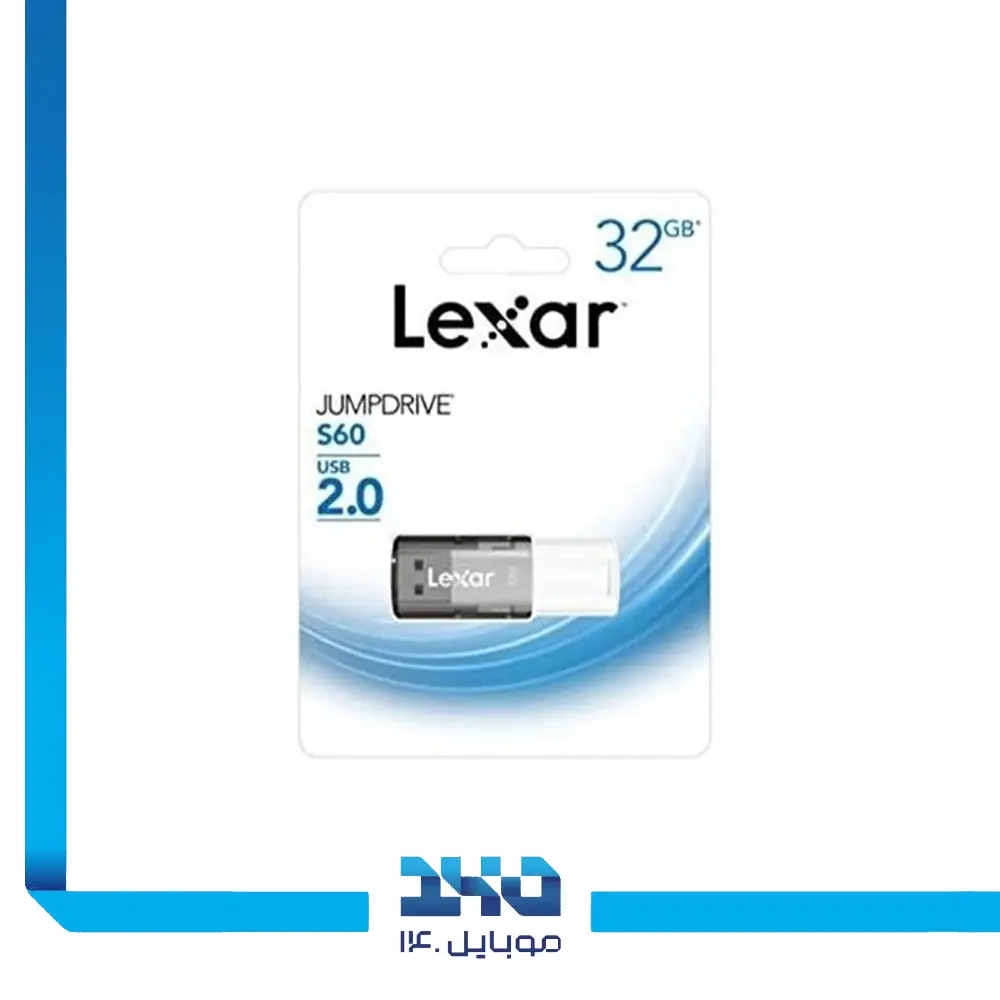 فلش مموری لکسار مدل Jump Drive (S60) ظرفیت 32 گیگابایت
