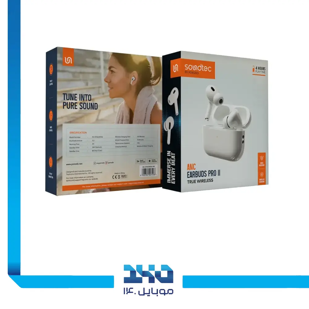 هندزفری بی سیم پرودو مدل Earbuds Pro 2 ANC