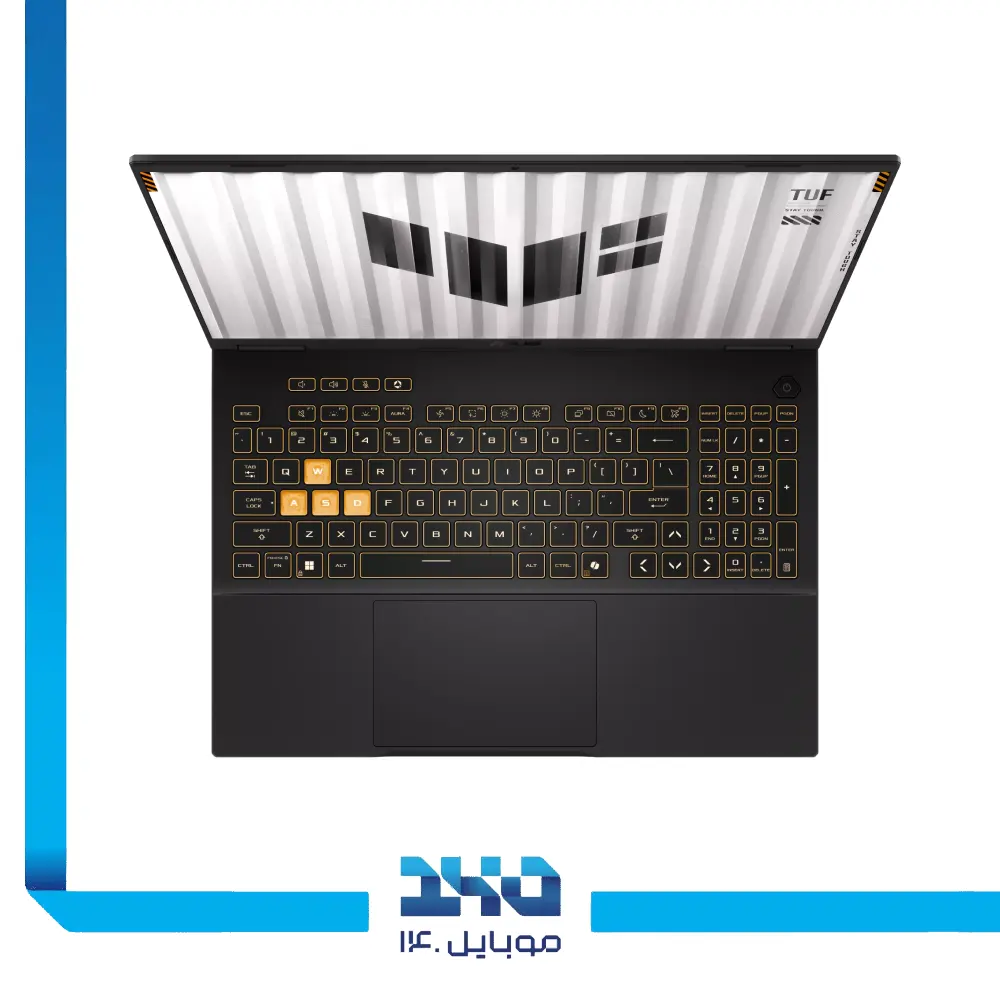 لپ تاپ ایسوس 16 اینچ مدل TUF Gaming F16 FX608JMR i7-14650HX-16GB-1TB-RTX-5060